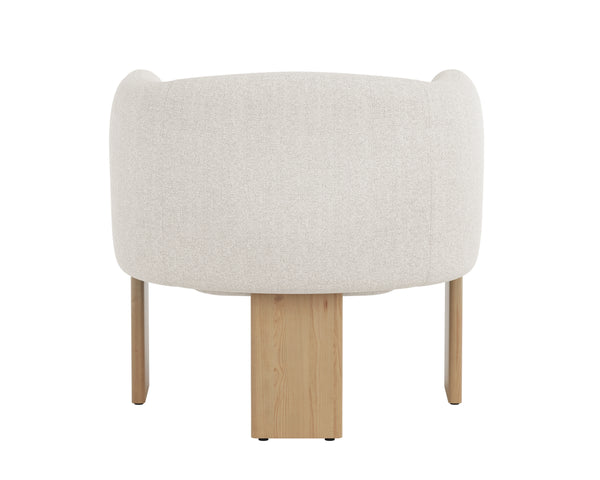 Trine Lounge Chair  Rustic Oak