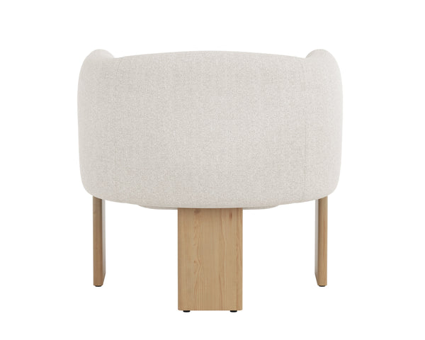 Trine Lounge Chair  Rustic Oak