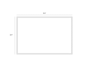 Great Exploration   60" X 40"  Charcoal Frame