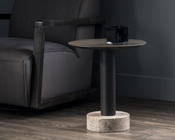 Monaco End Table  Black