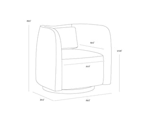 Emilie Swivel Lounge Chair