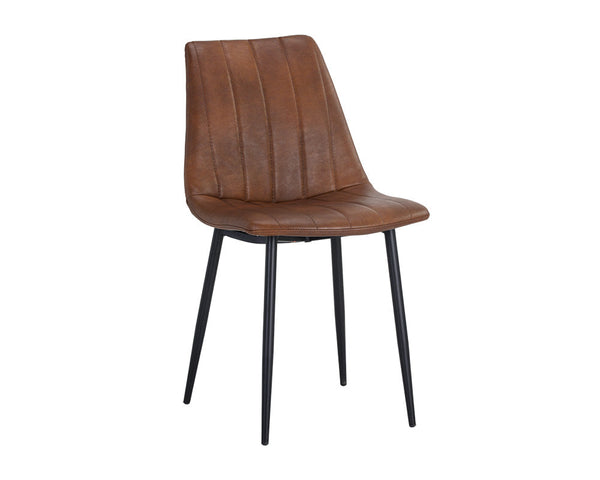 Drew Dining Chair  Cognac  | Set of 2