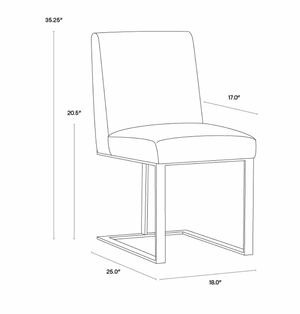 Dean Dining Chair - Cantina Magnetite