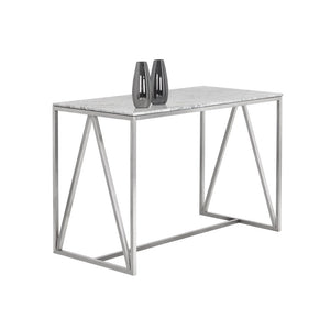 Abel Counter Table - Stainless Steel