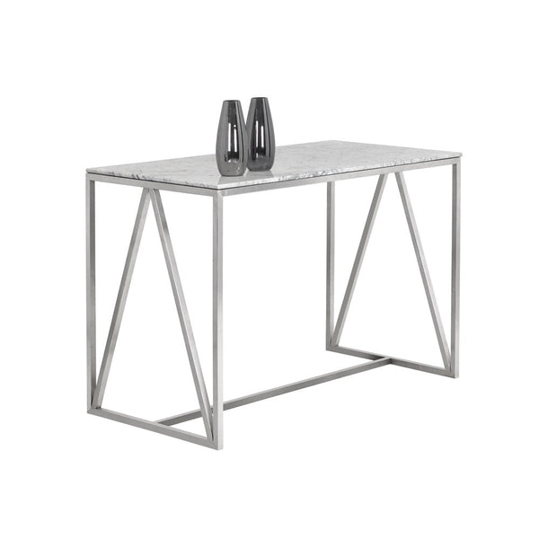 Abel Counter Table - Stainless Steel