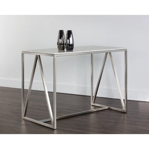 Abel Counter Table - Stainless Steel