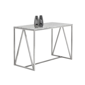 Abel Counter Table - Stainless Steel