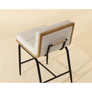 Abilene Counter Stool - Polo Club Muslin