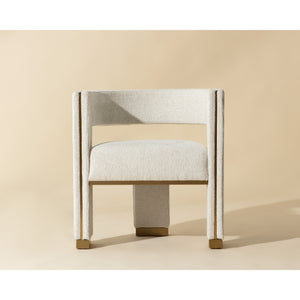 Adamina Dining Armchair - Rhea Light Barley