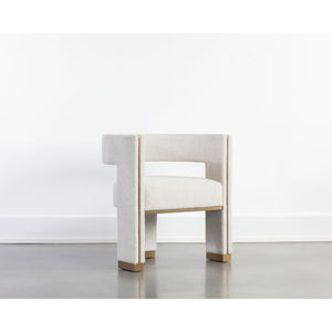 Adamina Dining Armchair - Rhea Light Barley