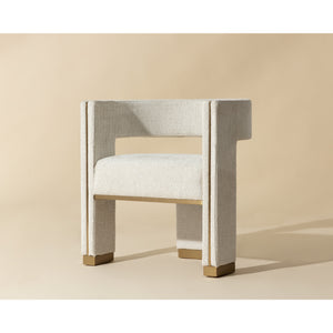 Adamina Dining Armchair - Rhea Light Barley
