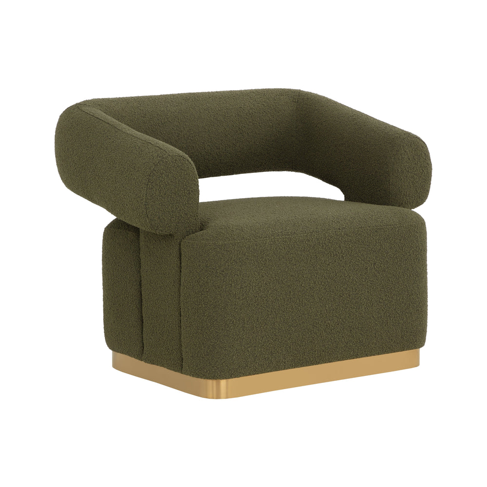 Aggie Swivel Lounge Chair - Copenhagen Olive