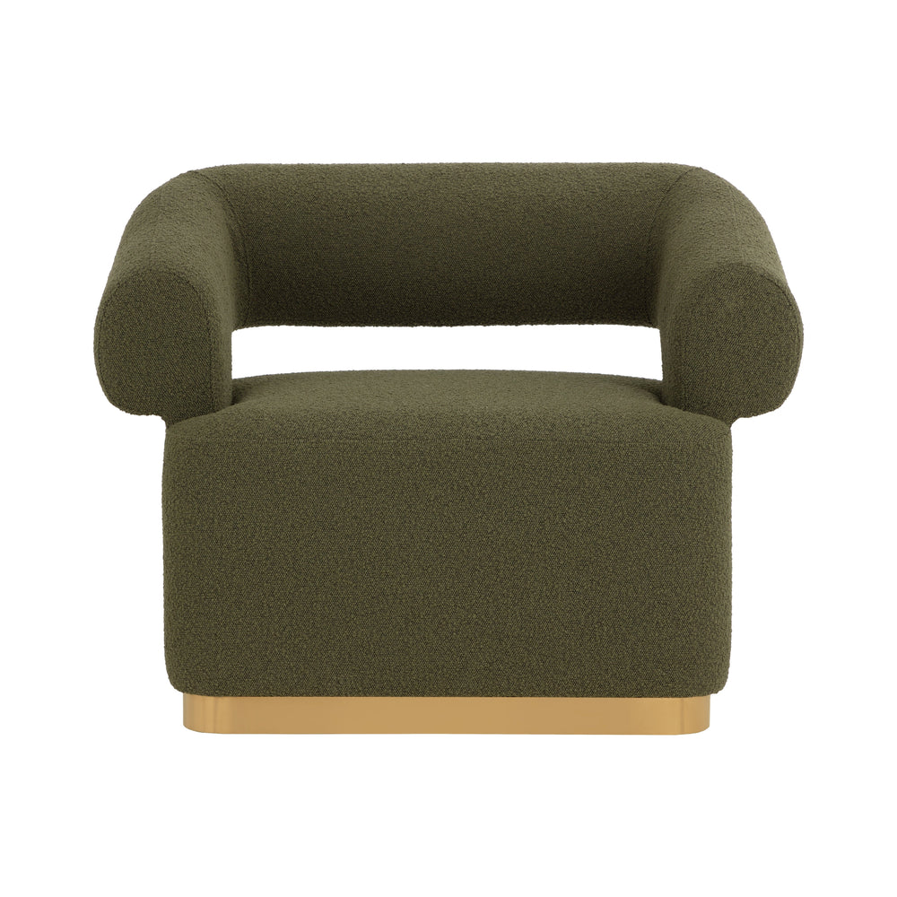 Aggie Swivel Lounge Chair - Copenhagen Olive