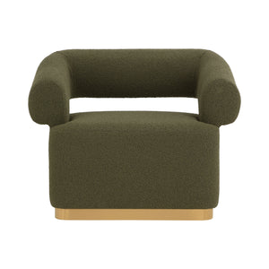Aggie Swivel Lounge Chair - Copenhagen Olive