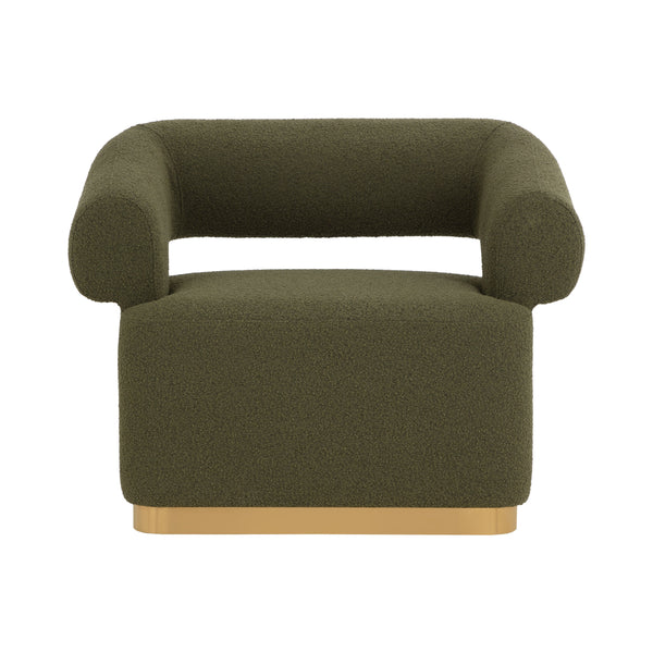 Aggie Swivel Lounge Chair - Copenhagen Olive