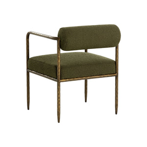 Ajani Dining Armchair - Copenhagen Olive
