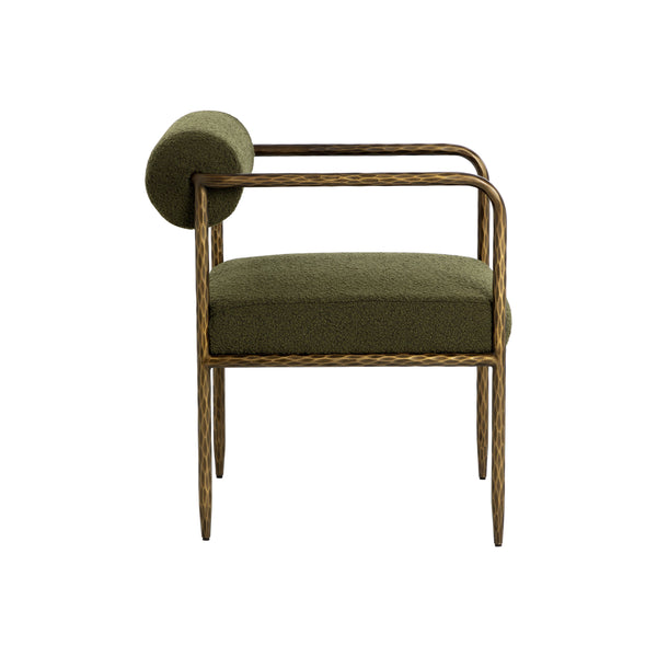 Ajani Dining Armchair - Copenhagen Olive