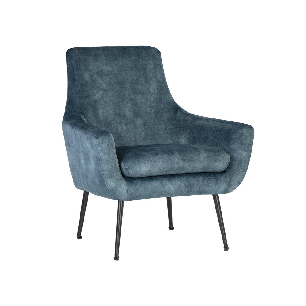 Aletta Lounge Chair - Nono Petrol