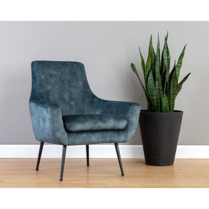 Aletta Lounge Chair - Nono Petrol