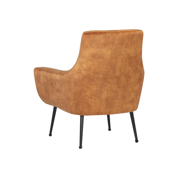 Aletta Lounge Chair - Nono Tapenade Gold