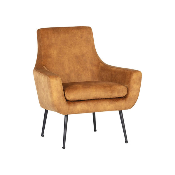 Aletta Lounge Chair - Nono Tapenade Gold