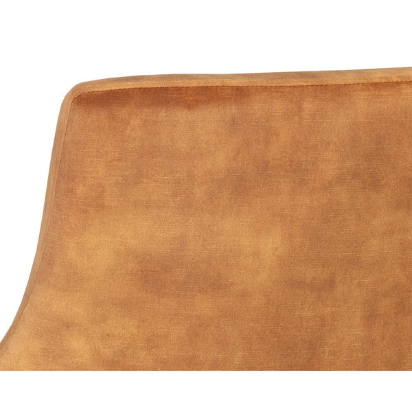 Aletta Lounge Chair - Nono Tapenade Gold