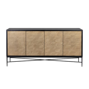 Algarve Sideboard - Black / Champagne Gold