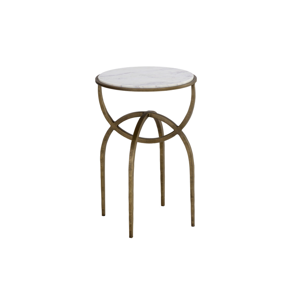 Alicent End Table - White Marble