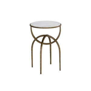 Alicent End Table - White Marble
