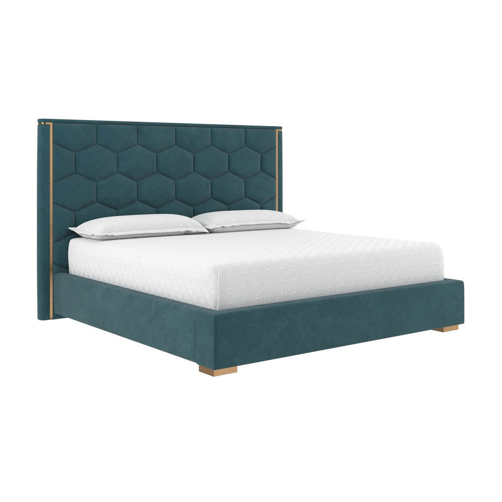 Alisha Bed King - Meg Dusty Teal