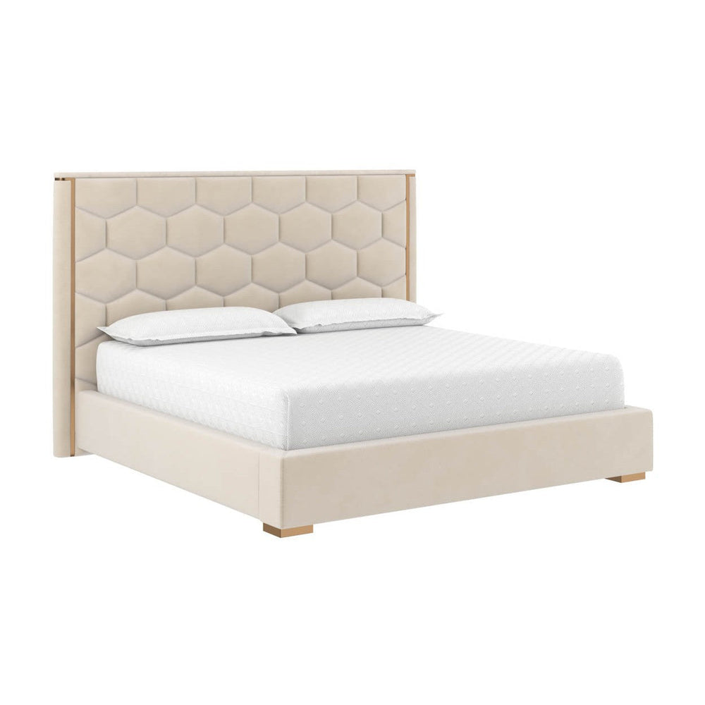 Alisha Bed King - Meg Taupe