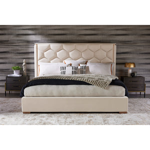 Alisha Bed King - Meg Taupe