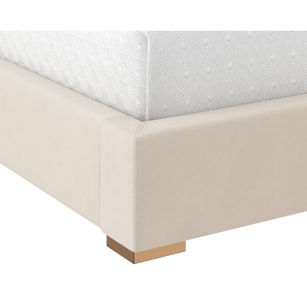 Alisha Bed King - Meg Taupe