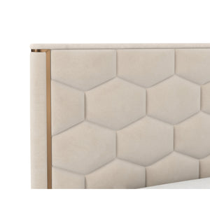 Alisha Bed King - Meg Taupe