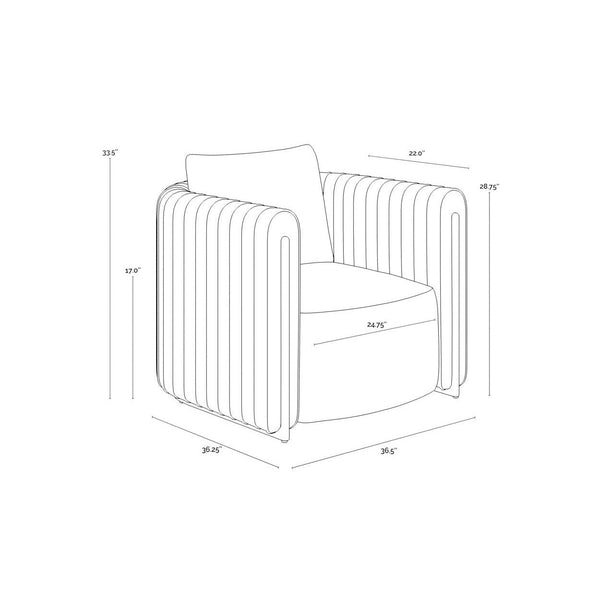 Alix Lounge Chair - Napa Beige