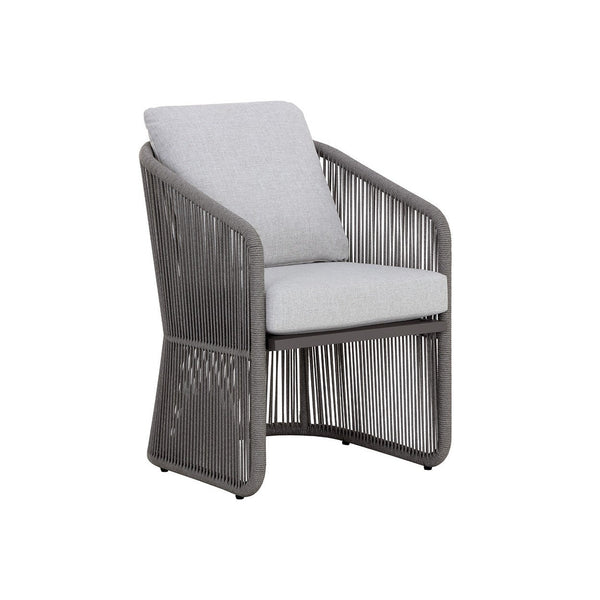 Allariz Dining Armchair - Warm Grey - Gracebay Light Grey