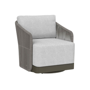 Allariz Swivel Armchair - Warm Grey - Gracebay Light Grey
