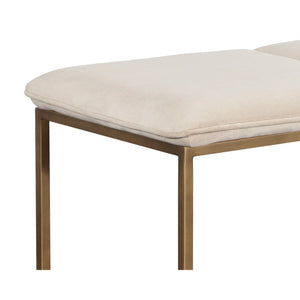 Alley Bench - Burnished Brass - Piccolo Prosecco