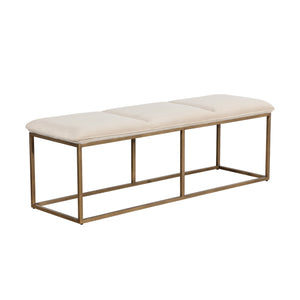 Alley Bench - Burnished Brass - Piccolo Prosecco