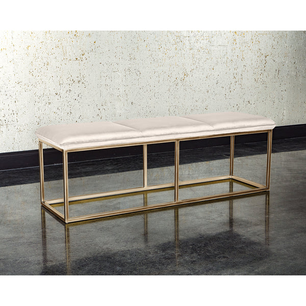 Alley Bench - Burnished Brass - Piccolo Prosecco