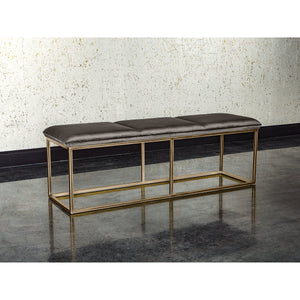 Alley Bench - Rustic Bronze - Piccolo Pebble