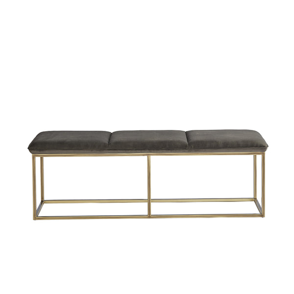 Alley Bench - Rustic Bronze - Piccolo Pebble