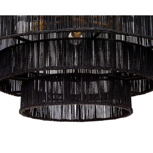 Alyssa Chandelier - Black Jute