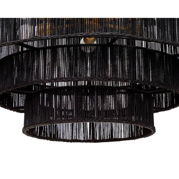 Alyssa Chandelier - Black Jute