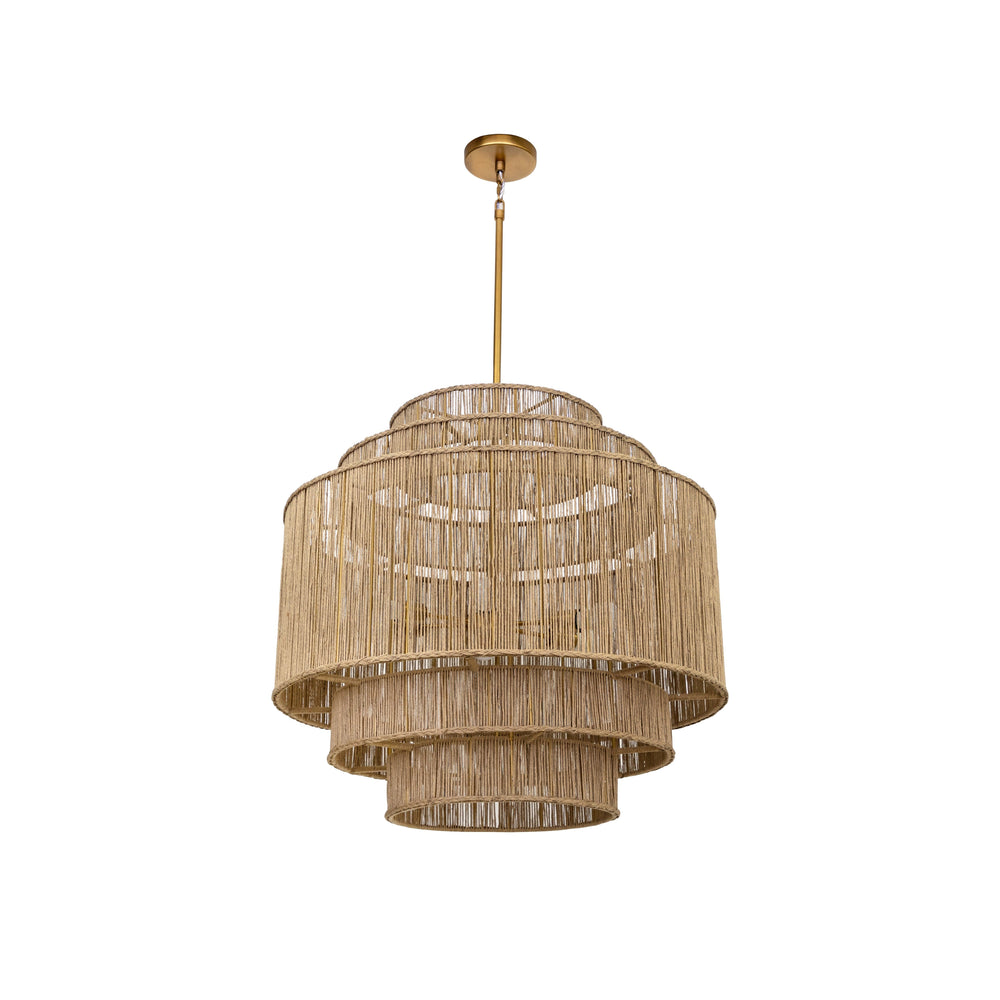 Alyssa Chandelier - Natural Jute