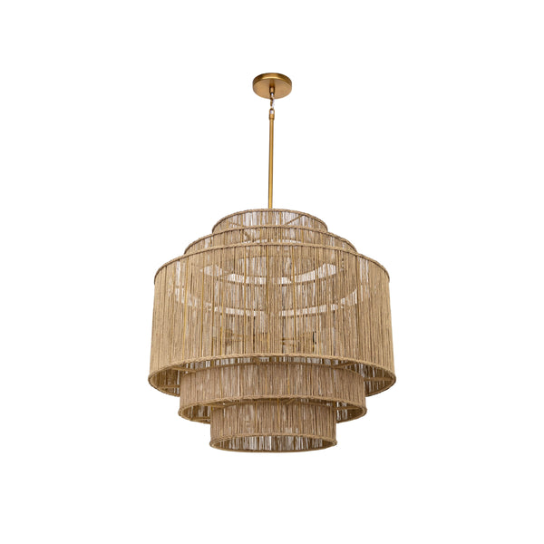 Alyssa Chandelier - Natural Jute