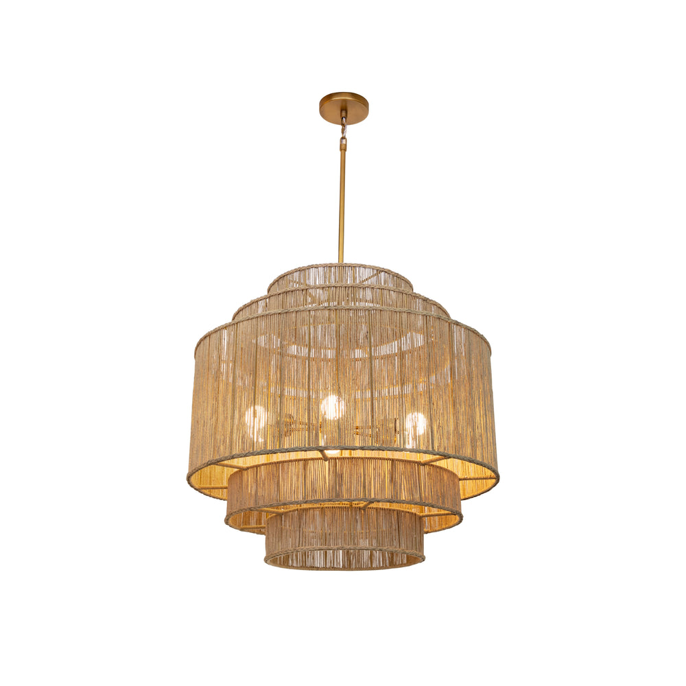 Alyssa Chandelier - Natural Jute