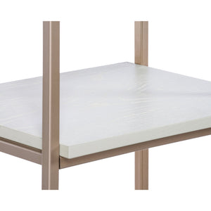 Ambrose Modular Bookcase Small - Champagne Gold - Cream