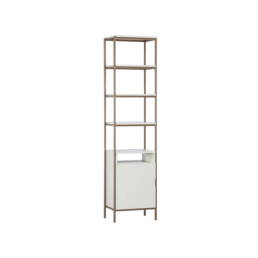 Ambrose Modular Bookcase Small - Champagne Gold - Cream