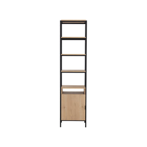 Ambrose Modular Bookcase Small - Rustic Oak - Black